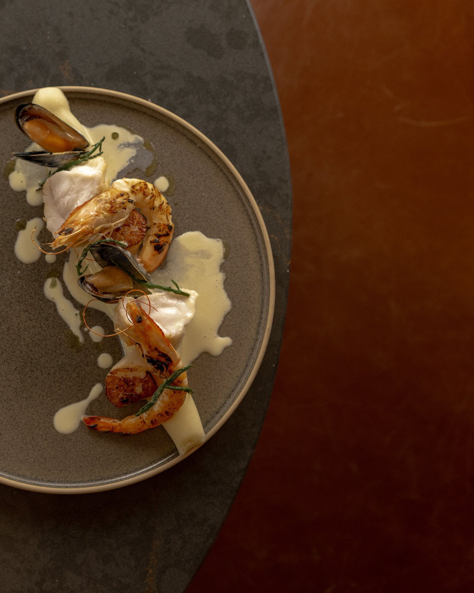 A seafood dish from the grazing lunch at Mason's
